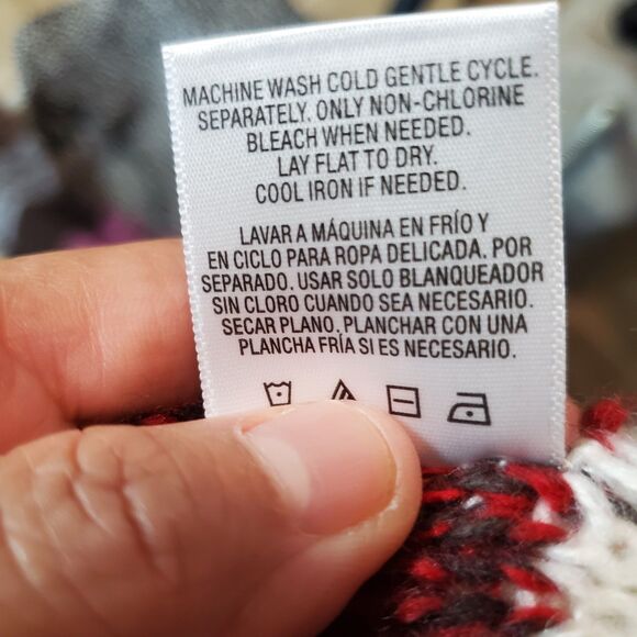 Multicolored Stripes Scoop Neck Pullover Knitted Sweater Size 3X Bongo Plus - Picture 8 of 8